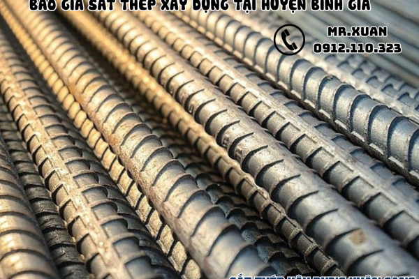 BÁO GIÁ SẮT THÉP XÂY DỰNG TẠI HUYỆN BÌNH GIA