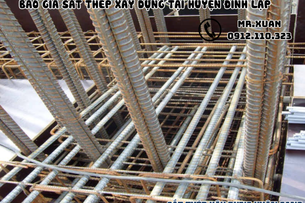 BÁO GIÁ SẮT THÉP XÂY DỰNG TẠI HUYỆN ĐÌNH LẬP