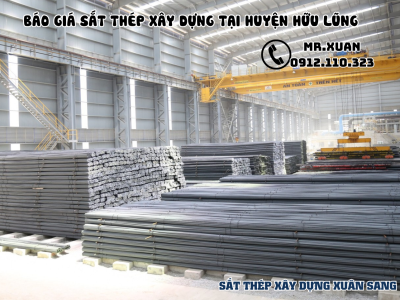 BÁO GIÁ SẮT THÉP XÂY DỰNG TẠI HUYỆN HỮU LŨNG