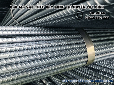 BÁO GIÁ SẮT THÉP XÂY DỰNG TẠI HUYỆN LỘC BÌNH
