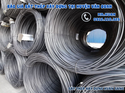 BÁO GIÁ SẮT THÉP XÂY DỰNG TẠI HUYỆN VĂN QUAN