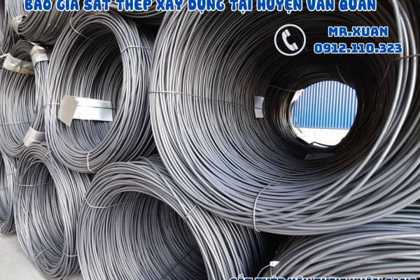 BÁO GIÁ SẮT THÉP XÂY DỰNG TẠI HUYỆN VĂN QUAN