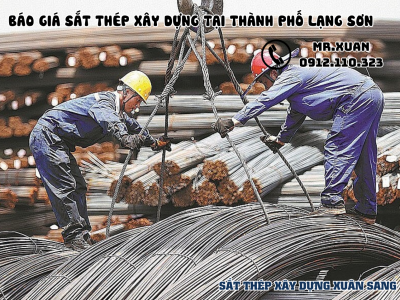 BÁO GIÁ SẮT THÉP XÂY DỰNG TẠI THÀNH PHỐ LẠNG SƠN
