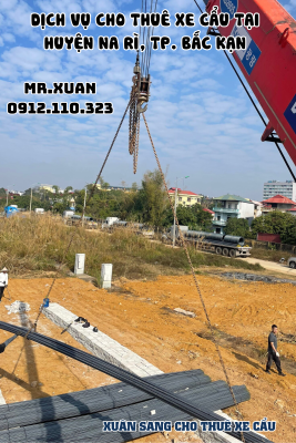DỊCH VỤ CHO THUÊ XE CẨU TẠI HUYỆN NA RÌ, THÀNH PHỐ BẮC KẠN