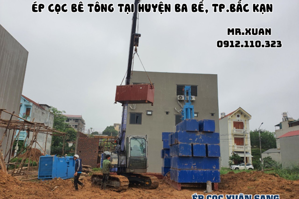 DỊCH VỤ ÉP CỌC BÊ TÔNG TẠI HUYỆN BA BỂ, THÀNH PHỐ BẮC KẠN
