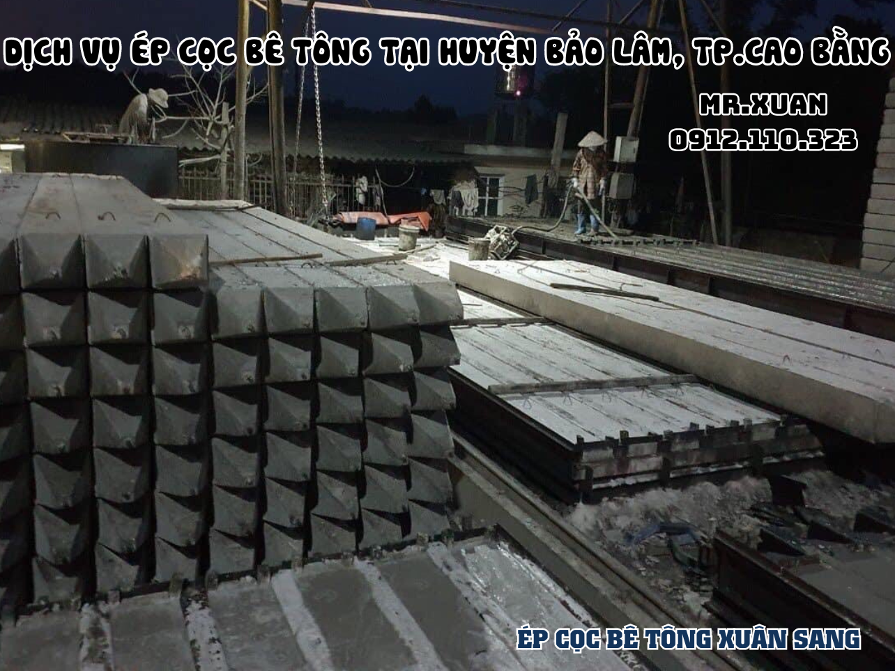 DỊCH VỤ ÉP CỌC BÊ TÔNG TẠI HUYỆN BẢO LÂM, THÀNH PHỐ CAO BẰNG
