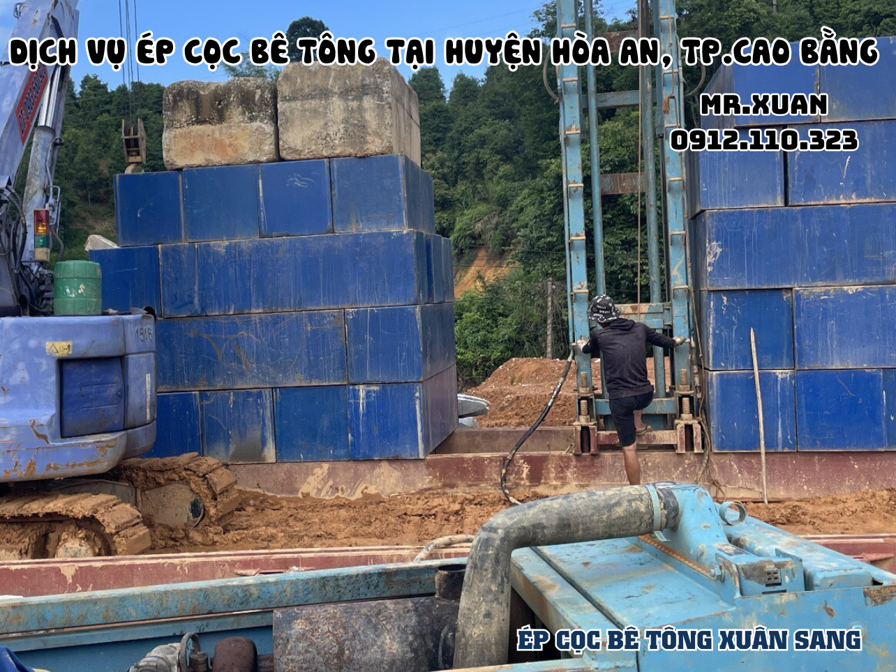 DỊCH VỤ ÉP CỌC BÊ TÔNG TẠI HUYỆN HÒA AN, THÀNH PHỐ CAO BẰNG
