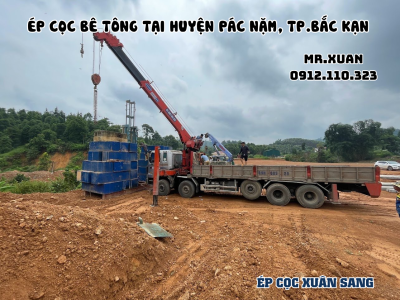 DỊCH VỤ ÉP CỌC BÊ TÔNG TẠI HUYỆN PÁC NẶM, THÀNH PHỐ BẮC KẠN