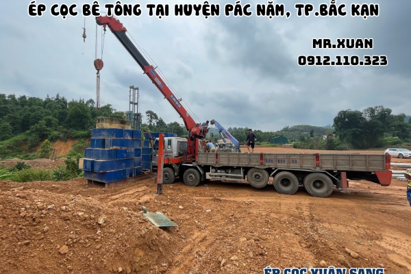 DỊCH VỤ ÉP CỌC BÊ TÔNG TẠI HUYỆN PÁC NẶM, THÀNH PHỐ BẮC KẠN