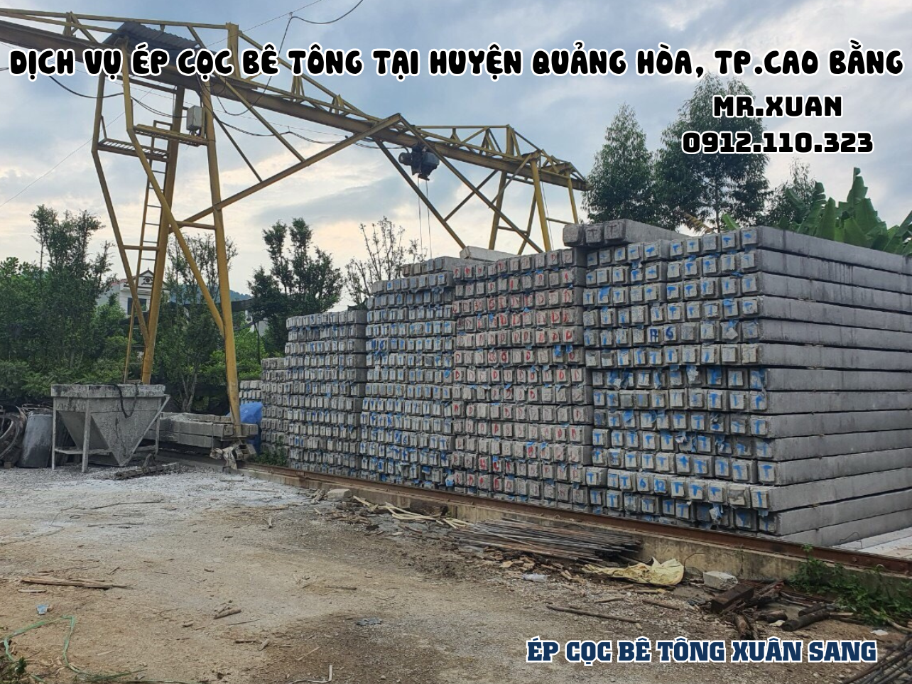 DỊCH VỤ ÉP CỌC BÊ TÔNG TẠI HUYỆN QUẢNG HÒA, THÀNH PHỐ CAO BẰNG