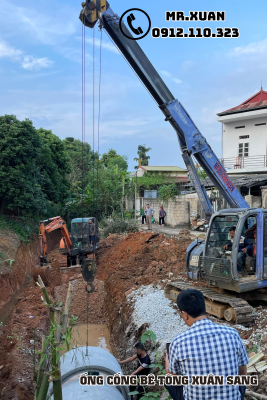 DỊCH VỤ SẢN XUẤT VÀ CUNG CẤP ỐNG CỐNG BÊ TÔNG TẠI HUYỆN LỘC BÌNH