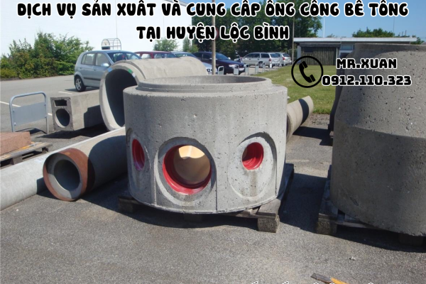 DỊCH VỤ SẢN XUẤT VÀ CUNG CẤP ỐNG CỐNG BÊ TÔNG TẠI HUYỆN LỘC BÌNH