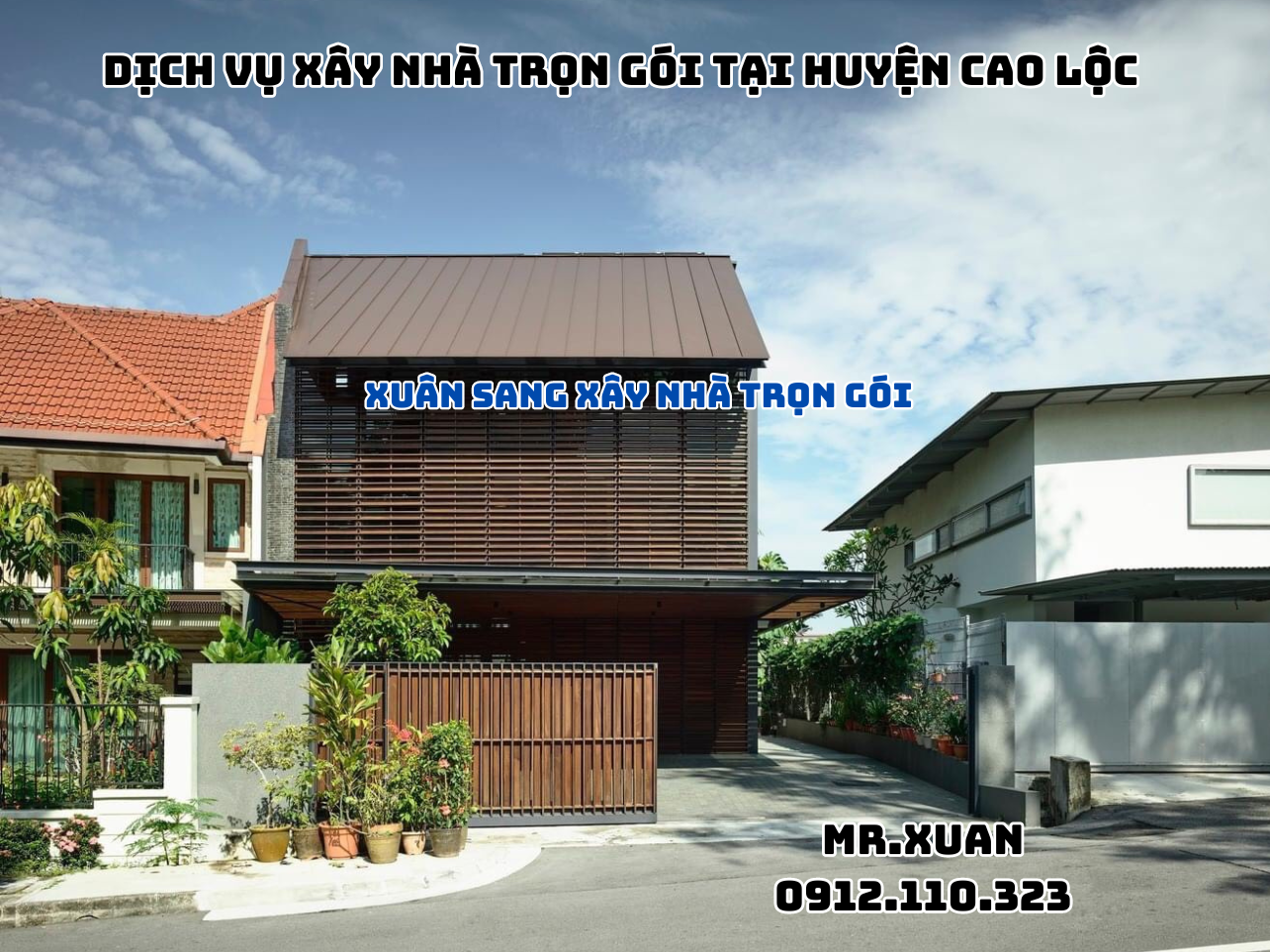 DỊCH VỤ XÂY NHÀ TRỌN GÓI TẠI HUYỆN CAO LỘC