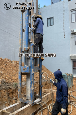 ÉP CỌC BÊ TÔNG TẠI HUYỆN HỮU LŨNG