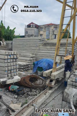 ÉP CỌC BÊ TÔNG TẠI HUYỆN LỘC BÌNH