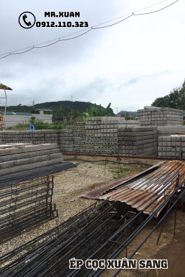 ÉP CỌC BÊ TÔNG TẠI HUYỆN LỘC BÌNH