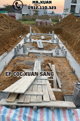 ÉP CỌC BÊ TÔNG TẠI HUYỆN VĂN LÃNG 