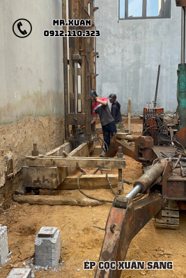 ÉP CỌC BÊ TÔNG TẠI HUYỆN VĂN LÃNG 