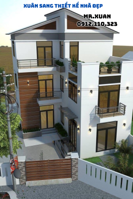 THIẾT KẾ MẪU NHÀ 3 TẦNG