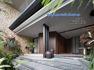 THIẾT KẾ MẪU NHÀ BIỆT THỰ