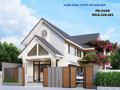 THIẾT KẾ MẪU NHÀ MÁI THÁI 1