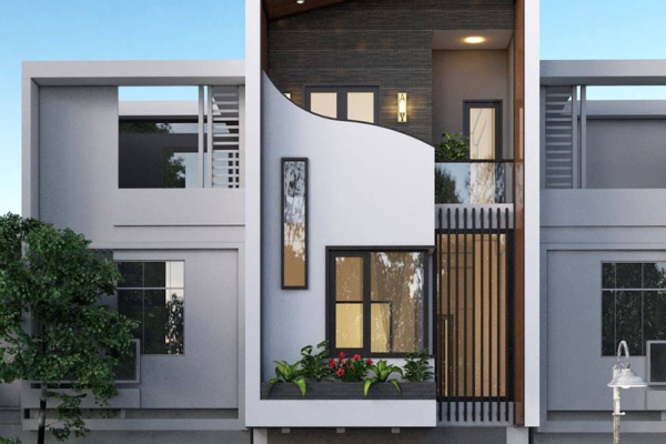 THIẾT KẾ MẪU NHÀ ỐNG HIỆN ĐẠI, SANG CHẢNH