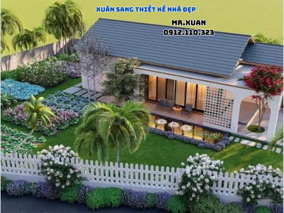 THIẾT KẾ MẪU NHÀ SÂN VƯỜN 