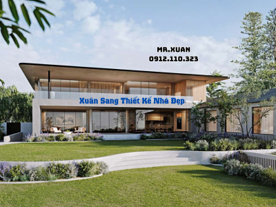 THIẾT KẾ MẪU NHÀ SÂN VƯỜN BIỆT THỰ