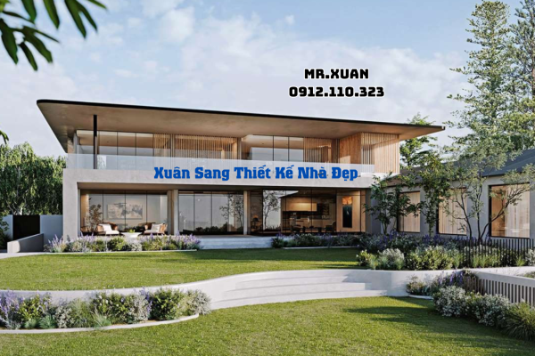 THIẾT KẾ MẪU NHÀ SÂN VƯỜN BIỆT THỰ