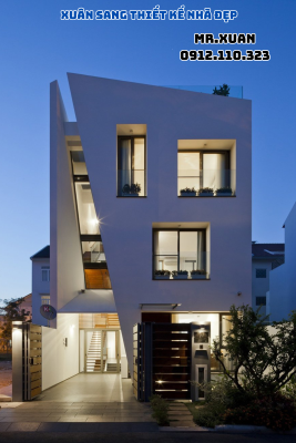 THIẾT KẾ NHÀ HIỆN ĐẠI PHONG CÁCH SANG CHẢNH