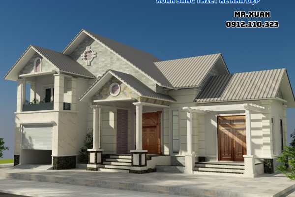 THIẾT KẾ NHÀ MÁI THÁI 10