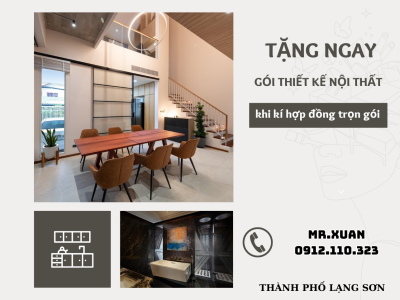 THIẾT KẾ NỘI THẤT TẠI THÀNH PHỐ LẠNG SƠN
