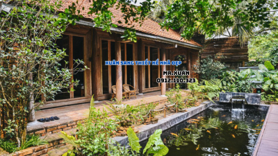 Thiết kế nhà sân vườn truyền thống ở Việt Nam