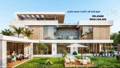 Thiết kế nhà vườn theo phong cách hiện đại